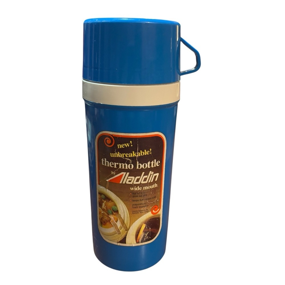 Aladdin Wide Mouth Thermo Bottle Thermos 1 Liter Hot Cold Unbreakable